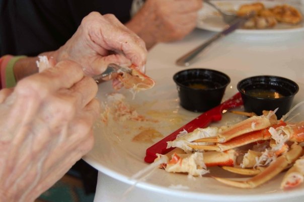 The Mission Oh how my mom loved crab legs!