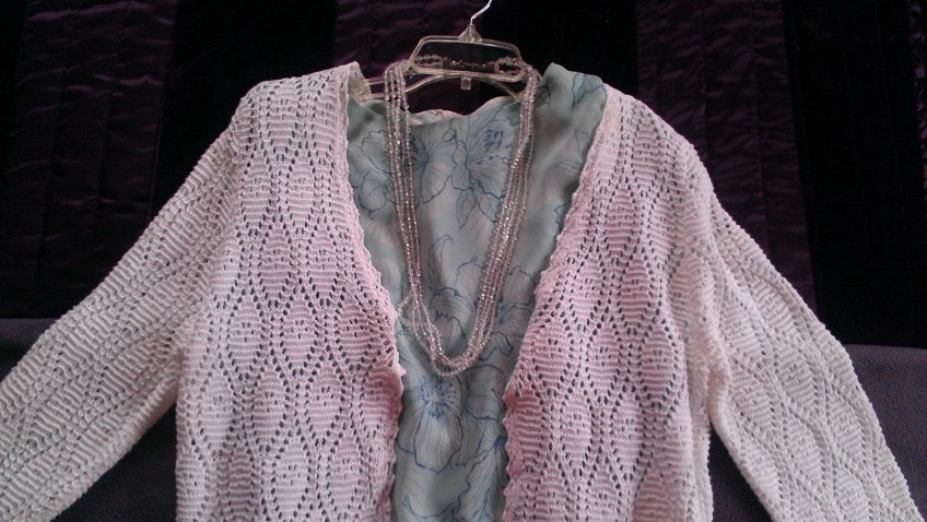 The Final Outfit This is the outfit we picked for my mom's "final outing." She approved. Although she really wanted to wear the "Thank you for coming!" sweatshirt we had made for her.